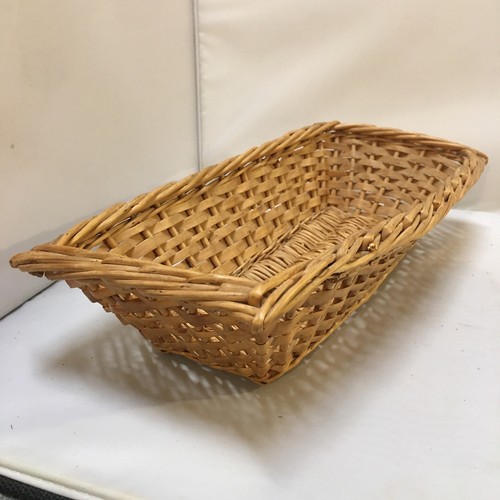 Woven wicker basket unisex - woven,