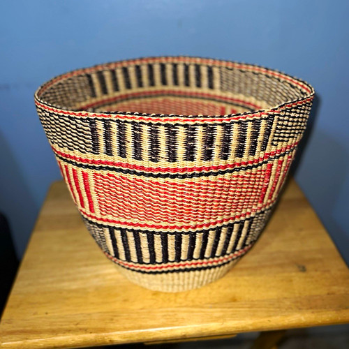 Round wicker woven - wicker, storage